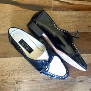 Stuart Weitzman‎ Patent Leather Oxfords Saddle 9M